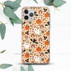 Halloween Ghost Pumpkin Flowers Case For iPhone 8 X SE 11 12 13 14 15 Pro Max XR