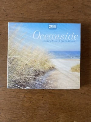 Oceanside Soothing Music & Gentle Waves 2-Disc Set w/ Artwork MUSIC AUDIO CD NEW - Image 1 of 3