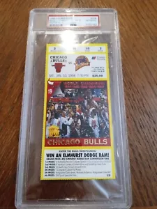 1998 Chicago Bulls Warriors PSA Ticket Stub Jan 10 Scottie Pippen Season Debut! - Picture 1 of 3
