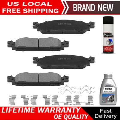 Pastillas de freno de disco delanteras para Ford Explorer Flex Lincoln MKT Taurus D1508 Foto 1 de 4