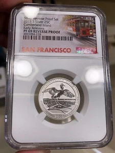 2018-S Cumberland Island State Quarter graded PR69 REVERSE PROOF by NGC SILVER - Picture 1 of 2