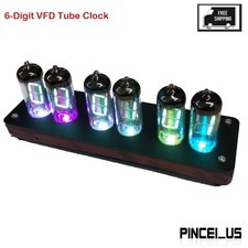 6-Digit VFD Tube Clock Nixie Tube Clock VFD Clock Kit For DIY GPS Clock Kit pe66