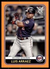2020 Big League Base Orange #125 Luis Arraez - Minnesota Twins