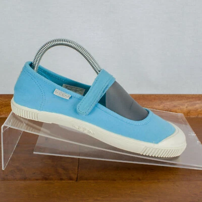 Keen Canvas Blue Maderas Girls Youth Size 4 Mary Jane Flat Casual Shoes - Image 1 of 4