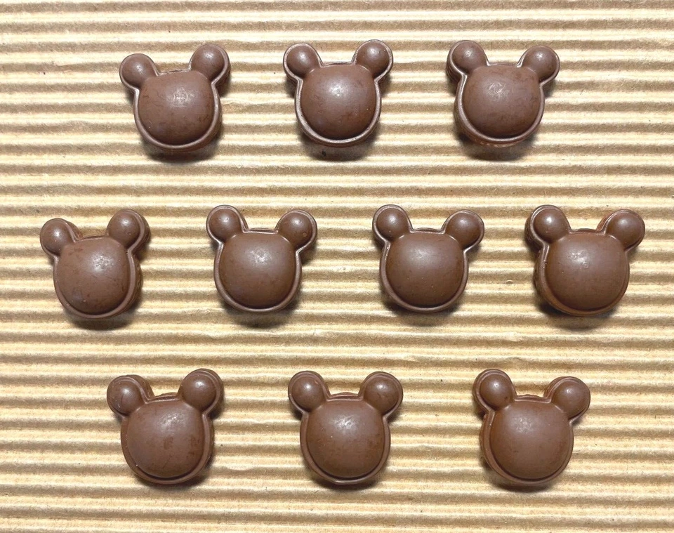 18 piezas x 7/8" Resina Cabeza de Ratón Adorno Tapa Plana/Arcos de Mickey/Niños SB0002 Foto 1 de 1