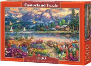Castorland Jigsaw Puzzle 1500 Pieces Spring Mountain Majesty - Picture 1 of 2