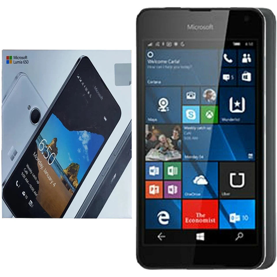 BNIB Microsoft LUMIA 650 RM-1152 Single-SIM Black 16GB Factory Unlocked 4G OEM - Image 1 of 1