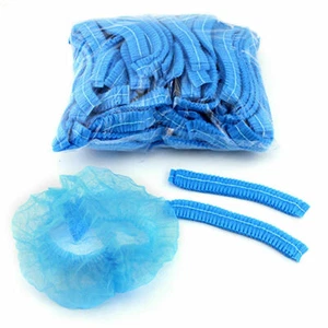 Blue Mesh Mob Hair Nets for catering, Suntanning salons in various pack sizes - Picture 1 of 5