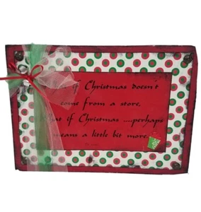 Christmas Grinch Doesn't Come Store Home Decor Sign Decoration Red - Picture 1 of 12