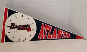 Vintage Atlanta Braves Wimpeluhr P & K Products Baseball MLB 1991! Getestet - Bild 1 von 5