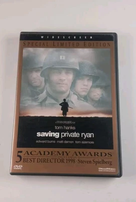 Saving Private Ryan (DVD) 1998 Tom Hanks, Matt Damon, Tom Sizemore TESTED - Image 1 of 4