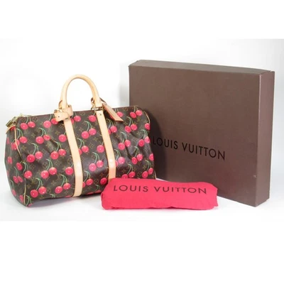 Сумочка Louis Vuitton x Takashi Murakami Monogram Cherry Keepall 45 - Изображение 1 из 4