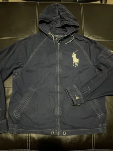 Polo Ralph Lauren Big Pony Jacke Kapuze Windbreaker Fader Herren Gr. M - Bild 1 von 8