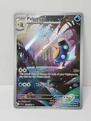 Pokemon Palpitoad (104/326) Black Bolt LP HOLO - Image 1 of 2