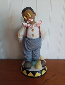 Vintage African American Boy Clown 6.5" Figurine by U.T.I. Afro Kin Store Rare - Picture 1 of 7