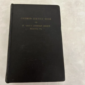 Common Service Book of the Lutheran Church, Hymnal, c. 1917 - Imagen 1 de 13