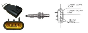 Sensore ossigeno intermotore per Ford Ka 2013-2016 64904 LLB890 LEB5417 1998207 - Foto 1 di 7