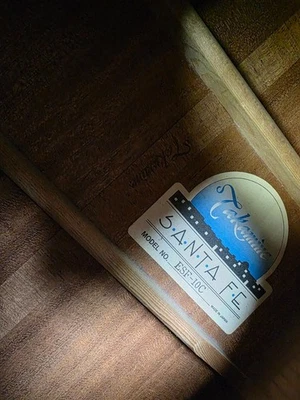 Takamine Santa Fe ESF-10C Guitar & Hard Case - Image 1 of 4