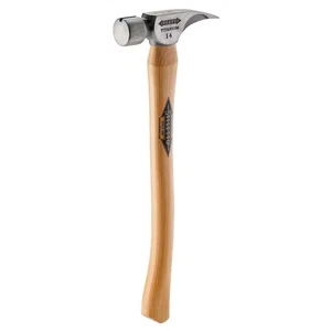 14 Oz. Titan glatter Planhammer mit 18 Zoll Gebogener Hickory Griff - Bild 1 von 10