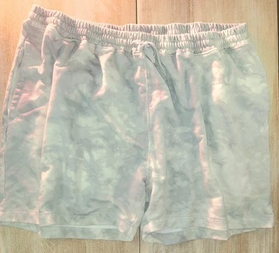 Earthbound Trading Co XXL Pantalones Cortos de Salón Tie Dye Gris Informal Cómodos Verano Unisex Foto 1 de 4