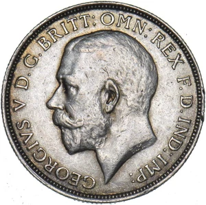 1913 Florin - George V Britische Silbermünze - sehr schön - Bild 1 von 2
