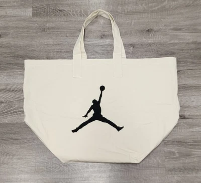 2025 LAS VEGAS COMPLEXCON FEATURE EXCLUSIVE AIR JORDAN CUSTOM NV CANVAS TOTE🔥🥵 - Image 1 of 4