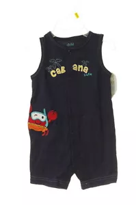 Carters Boys Navy Blue Sunsuit One Piece Outfit 3 6 Months Cabana Cutie Crab NEW - Picture 1 of 1