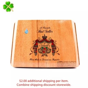 Caja de cigarros de madera vacía Arturo Fuente Best Seller 8,25" x 5,25" x 3" - Imagen 1 de 12