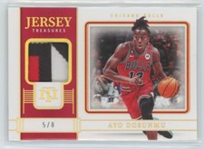 2022-23 National Treasures Prime Jersey Treasures Ayo Dosunmu Worn Patch /8