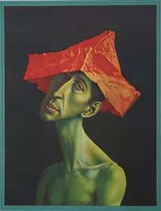 Sombrero de bufón de realismo fantástico Rudolf Hausner europeo triste - Imagen 1 de 5
