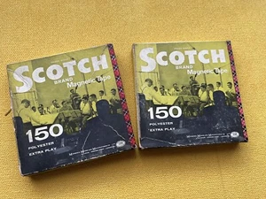 2x Cinta Magnética Marca Scotch Vintage Nº 150 Usada Estado 1200 Pies - Imagen 1 de 3