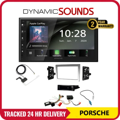 Porsche 997 Boxster Cayman 6.8" Wireless CarPlay Android Auto Stereo Upgrade Kit - Image 1 of 4