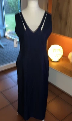 Sommer Etui-Kleid Größe 42/L marine dunkelblau Business-Kleid Neu! Schön! - Bild 1 von 4