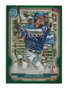 SHIN-SOO CHOO 2020 Topps Gypsy Queen Green Parallel Texas Rangers (#149) - Picture 1 of 2