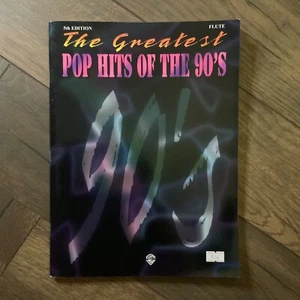The Greatest Pop Hits of the 90’s for Flute 5th Edition (1990s Hits) Sheet Music - Picture 1 of 5