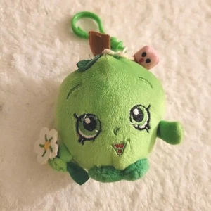 Shopkins Fruit Blossom Green Apple Plush Stuffed Pillow Doll Keychain - Picture 1 of 2