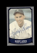 Buddy Lewis 1989 Pacific Legends authentic autographed card Senators