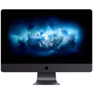 27" iMac Pro 2017 3.2GHz 8-Core Xeon 64GB 1TB V56 5K Ventura Gray Good + CHIPPED - Picture 1 of 4