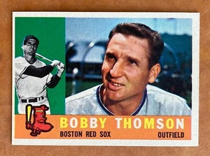 1960 Topps #153 Bobby Thomson (Boston Red Sox) EX-EXMINT - Picture 1 of 2