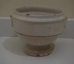 Antica zuppiera rustica Grottaglie Puglia ceramica popolare terracotta - Foto 1 di 7