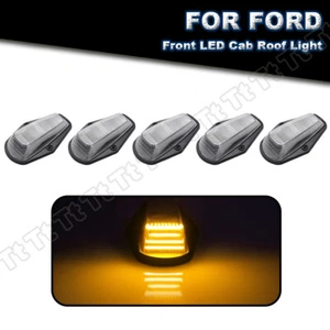 5x Para Ford F150 F250 F350 1984-1997 LED Cabina Techo Marcador Luz de circulación Transparente - Imagen 1 de 12