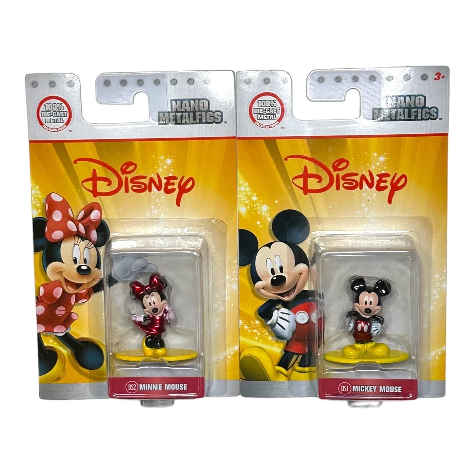 Nano Metalfigs  Disney Mickey Mouse  (DS1) & Minnie Mouse (DS2) - Image 1 of 1