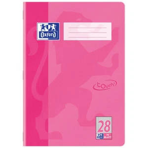 Oxford Tactile Cahier D'École A4 L28 à Carreaux Et Agrafé 16 Feuille En Rose - Afbeelding 1 van 1