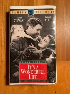 Its a Wonderful Life-Original Uncut Version-VHS 2083-James Stewart/Donna Reed - Picture 1 of 7