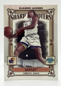2023-24 Bowman Chrome University Sharp Shooters Elmarko Jackson Kansas Jayhawks - Picture 1 of 2
