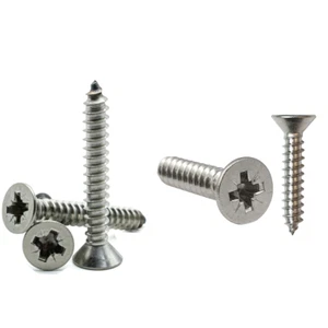 TORNILLOS AUTORROSCANTES AVELLANADOS POZI A2 TAPPERS Nº 4,6,8,10,12 - Imagen 1 de 7