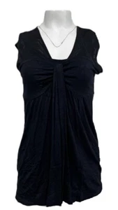 Miraclesuit Women's Black Sleeveless V-Neck Shirt RN#131758 Size Medium NWD NEW - Picture 1 of 2