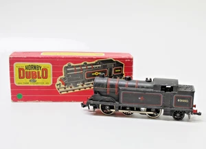 Motor tanque negro Hornby Dublo R2217 calibre OO 0-6-2 BR 69550 - 2 rieles - Imagen 1 de 13