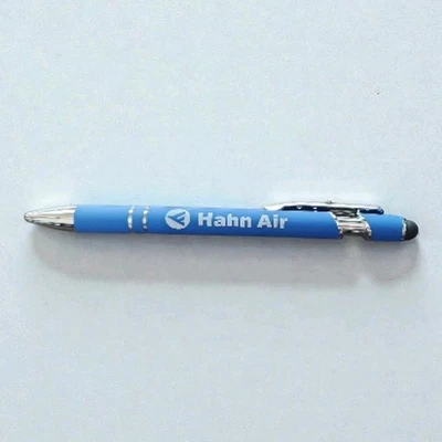 Pluma Azul Hahn Air Airlines Nueva Promocional Aerolínea Alemana Coleccionable Foto 1 de 2