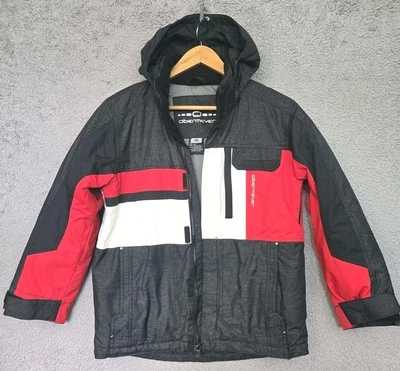 Chaqueta con Capucha Obermeyer Talla 12 Esquí Snowboard 7 Bolsillos Cremallera Impermeable Foto 1 de 4
